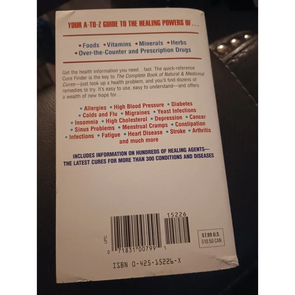Complete Book of Natural &‎ Medicinal Cures  (1996)